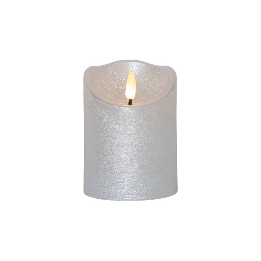 Eglo 411502 - LED Sveća FLAMME RUSTIC LED/2xAA srebrno