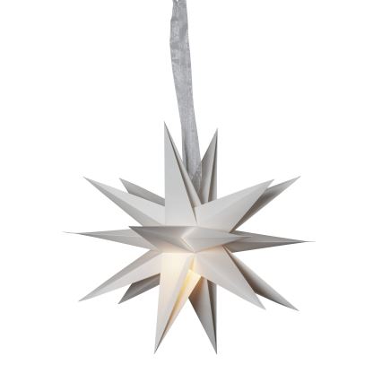 Eglo 411565 - Božićna dekoracija DECEMBER zvezda 35 cm sivo