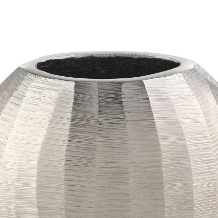 Eglo - Metalna vaza 13x15 cm srebrno