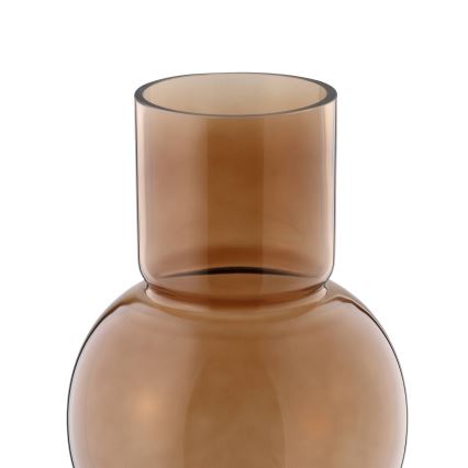 Eglo - Staklena vaza 28x15,5 cm braon