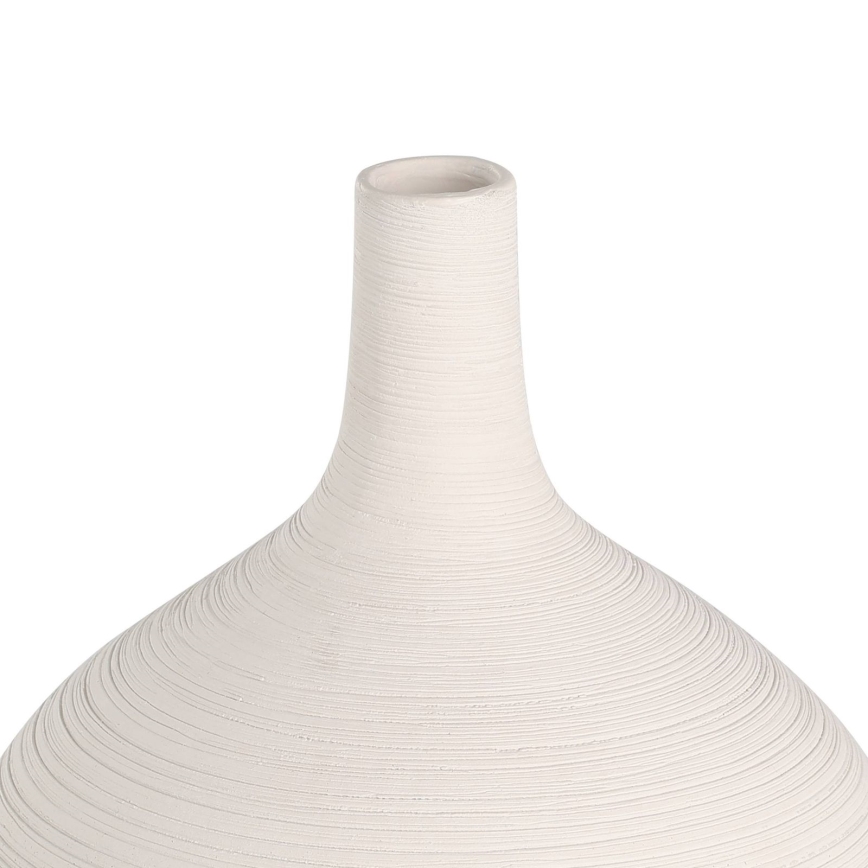 Eglo - Keramička vaza 22x16 cm bela/zlatna