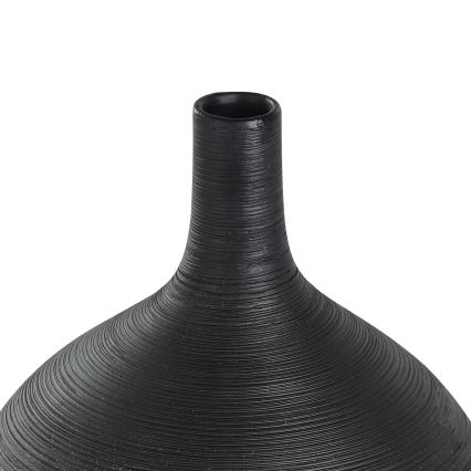 Eglo - Keramička vaza 22x16 cm crno/zlatna