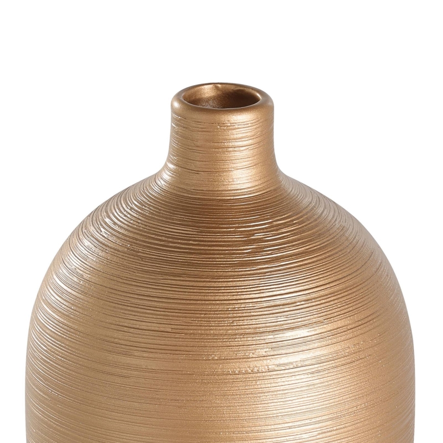 Eglo - Keramička vaza 28x15 cm bela/zlatna