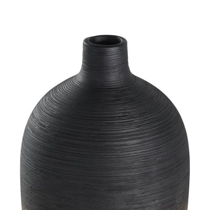 Eglo - Keramička vaza 28x12,5 cm crno/zlatna