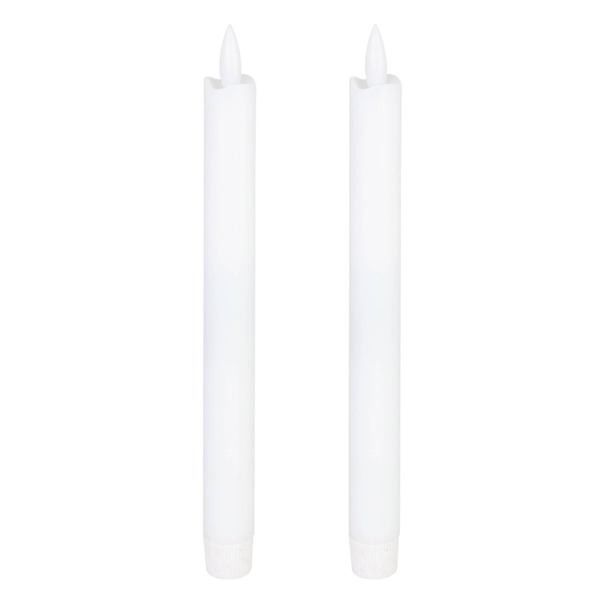 Eglo - SET 2x LED Sveća LED/1xAAA 24,5 cm bela