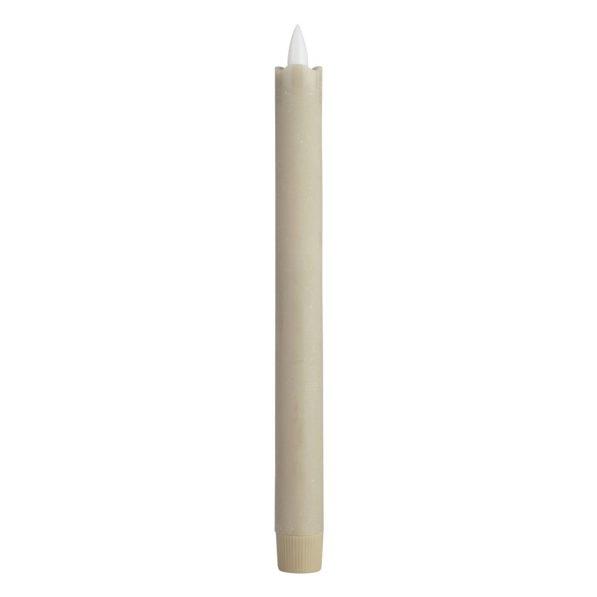 Eglo - SET 2x LED Sveća LED/1xAAA 24,5 cm bež