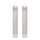 Eglo 422223 - SET 2x LED Sveća ANTANABE LED/1xAAA 15 cm sivo