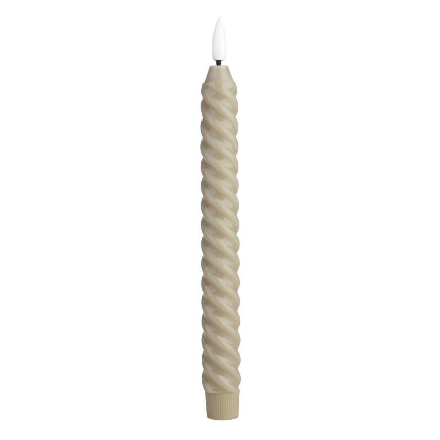 Eglo - SET 2x LED Sveća LED/1xAAA 24,5 cm bež