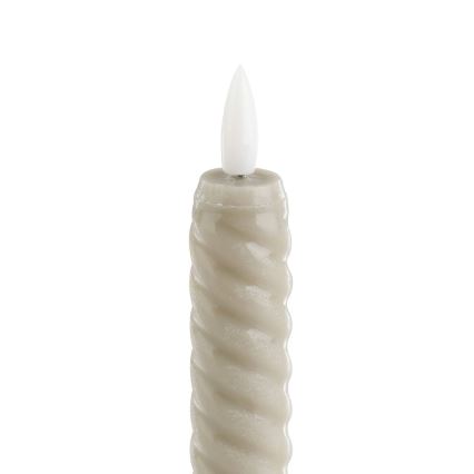 Eglo - SET 2x LED Sveća LED/1xAAA 15 cm bež