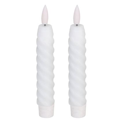 Eglo - SET 2x LED Sveća LED/1xAAA 15 cm bela