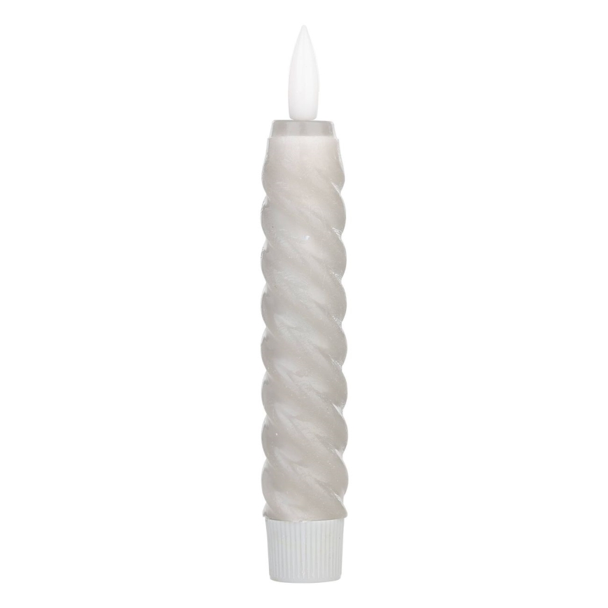 Eglo - SET 2x LED Sveća LED/1xAAA 15 cm sivo