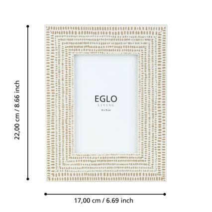 Eglo - Ram za slike 10x15 cm kremasta