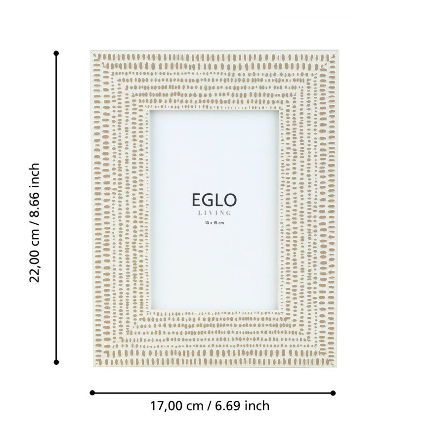 Eglo - Ram za slike 10x15 cm kremasta