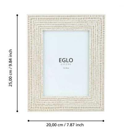 Eglo - Ram za slike 13x18 cm kremasta