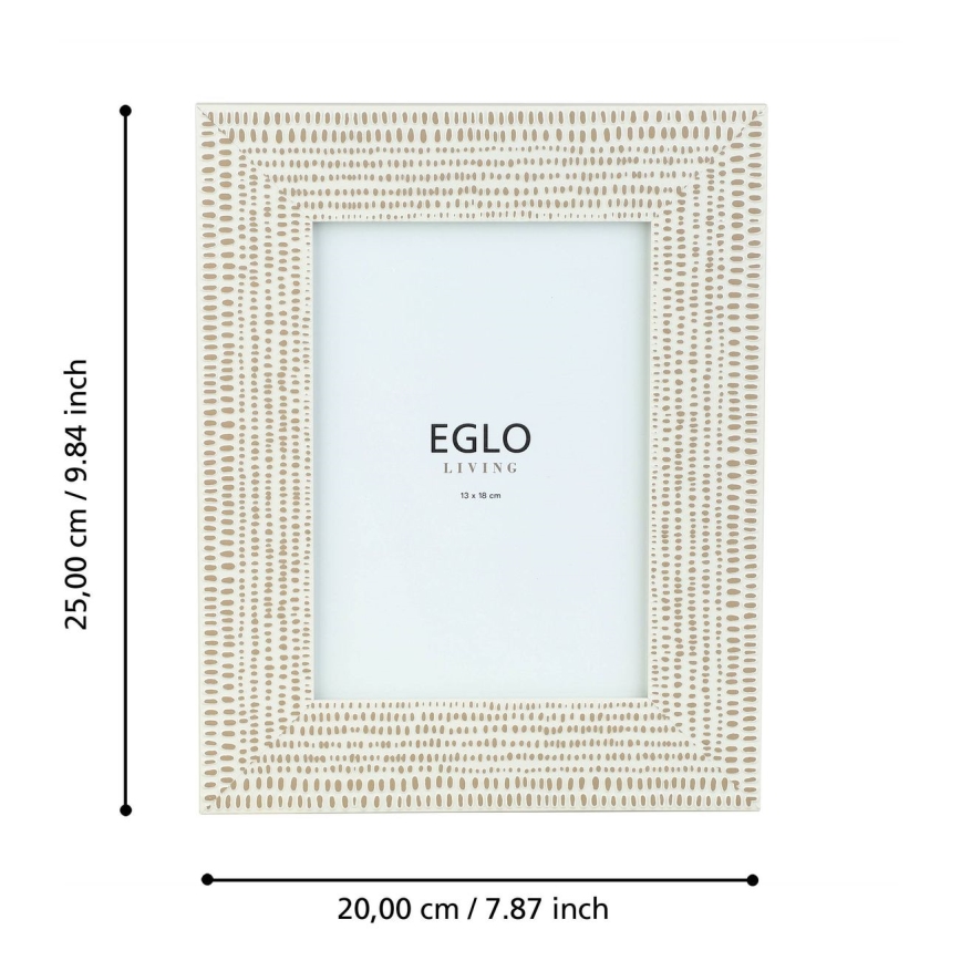 Eglo - Ram za slike 13x18 cm kremasta