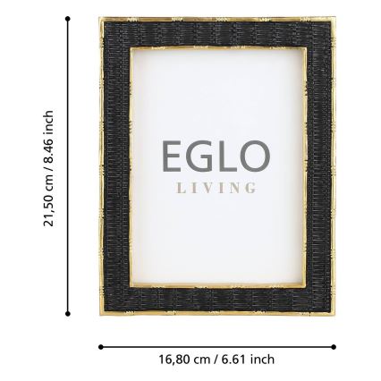 Eglo - Ram za slike 13x18 cm crno/zlatna