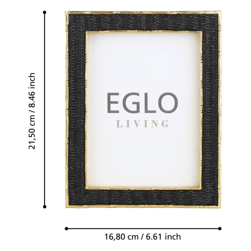 Eglo - Ram za slike 13x18 cm crno/zlatna