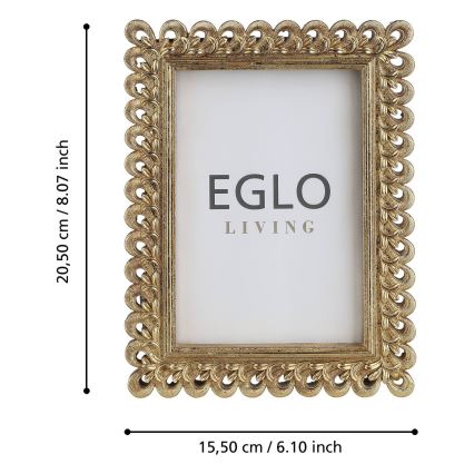 Eglo - Ram za slike 10x15 cm zlatna