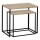 Eglo 424006 - KOMPLET 2x pomoćni stočić TOZAWA braon/crna
