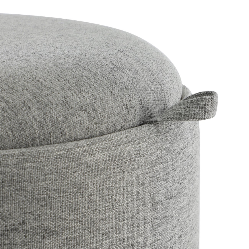 Eglo - Set od 2 taburea, prečnik 34,5/39 cm, siva