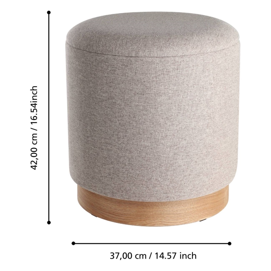 Eglo - Set 2x Hoklica pr. 30,5/37 cm braon