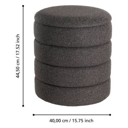 Eglo - Set 2x Hoklica pr. 33,5/40 cm crno