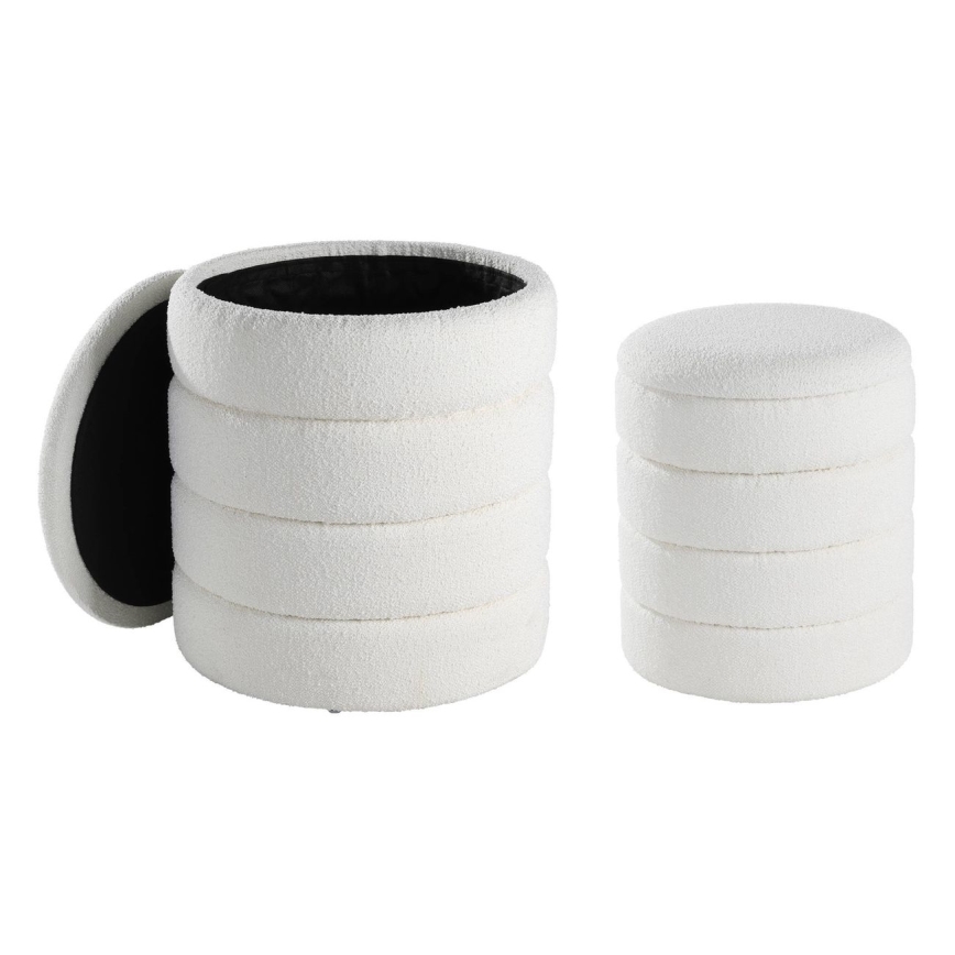 Eglo - Set 2x Hoklica pr. 33,5/40 cm bela