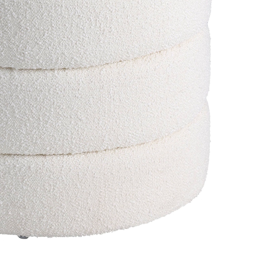 Eglo - Set od 2 taburea, prečnik 33,5/40 cm, bela