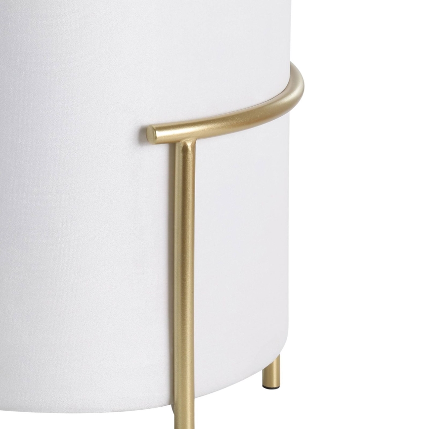 Eglo - Tabure 46x41 cm bela/zlatna