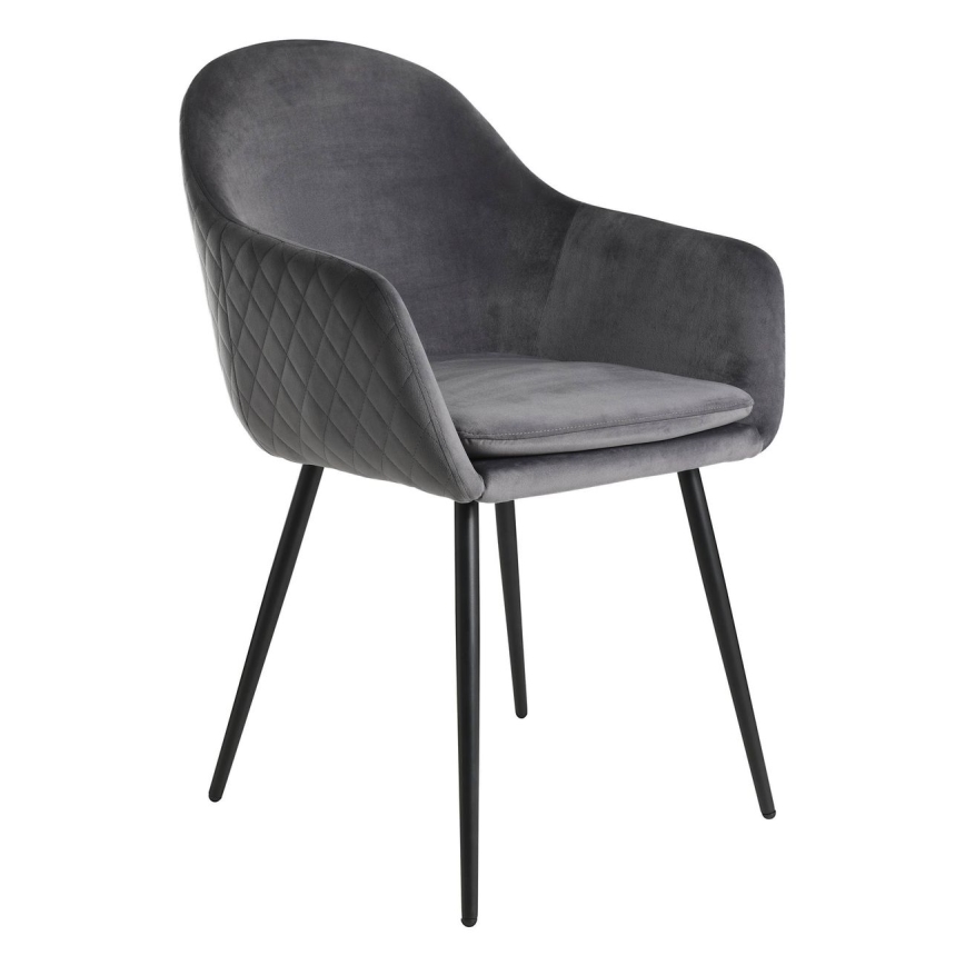 Eglo - Trpezarijska stolica 87,5x58,5 cm siva