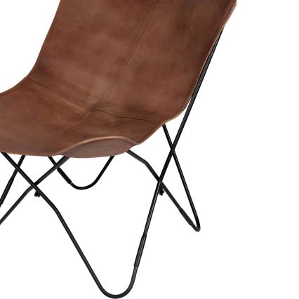 Eglo - Fotelja 90x80 cm koža