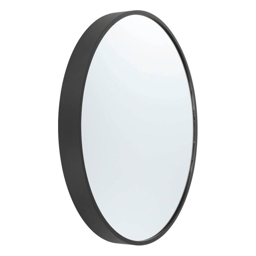 Eglo - Zidno ogledalo prečnika 40 cm, crne boje