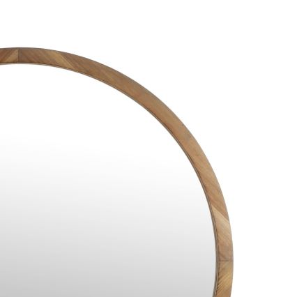 Eglo - Zidno ogledalo prečnika 70 cm, braon