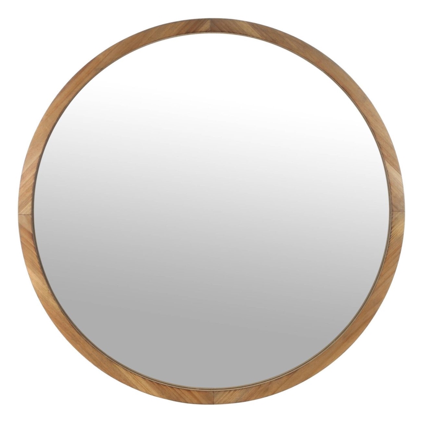 Eglo - Zidno ogledalo prečnika 70 cm, braon