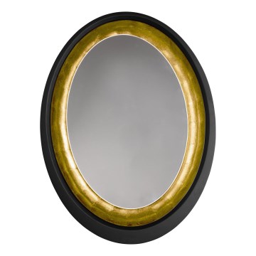 Eglo 425061 - Zidno ogledalo BONTANG 80x60 cm crno/zlatno