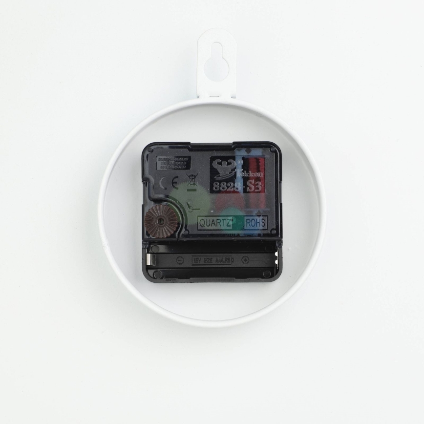 Eglo - Zidni sat 1xAA, prečnik 30 cm, braon