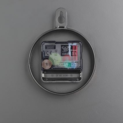 Eglo - Zidni sat 1xAA, prečnik 30 cm, crne boje