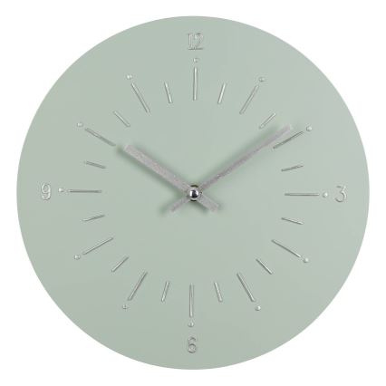 Eglo - Zidni sat 1xAA pr. 30 cm zelena