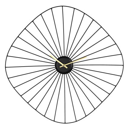 Eglo - Zidni sat 1xAA 60x60 cm crni