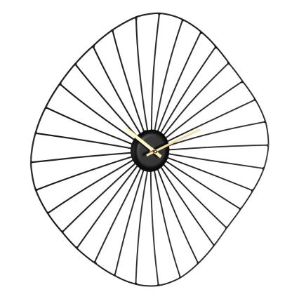 Eglo - Zidni sat 1xAA 60x60 cm crno