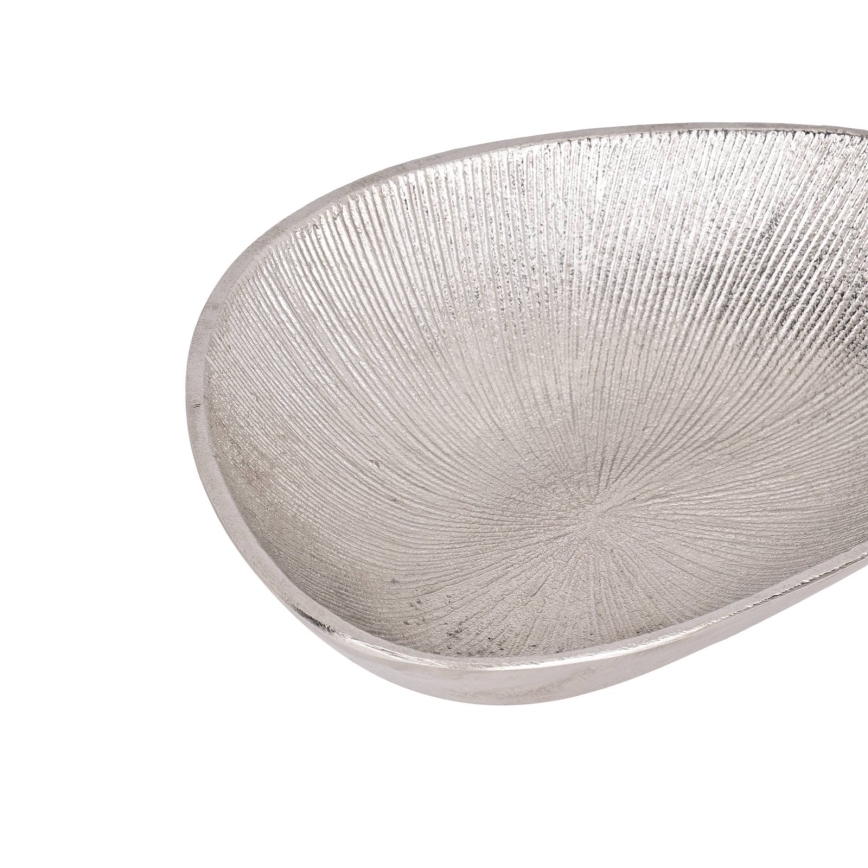 Eglo - Dekorativni poslužavnik 17,5x24,5 cm srebrno