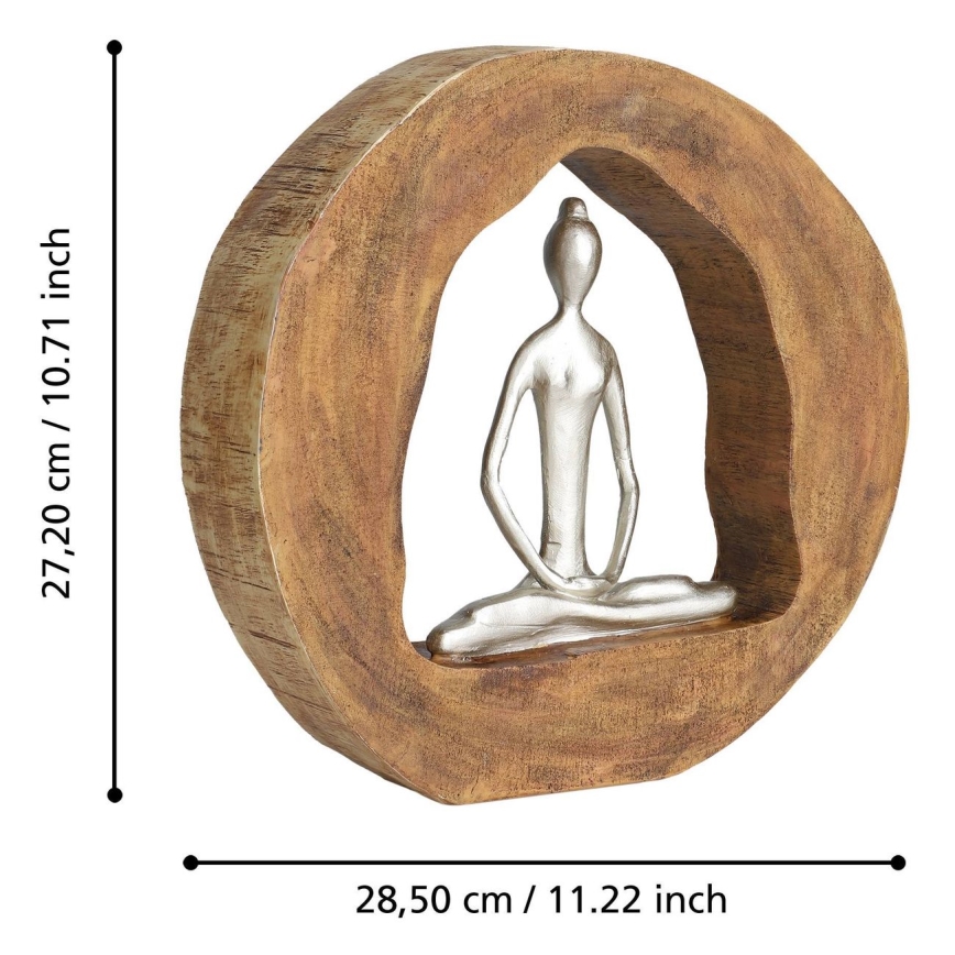 Eglo - Dekoracija 27,2x28,5 cm drvo/smola