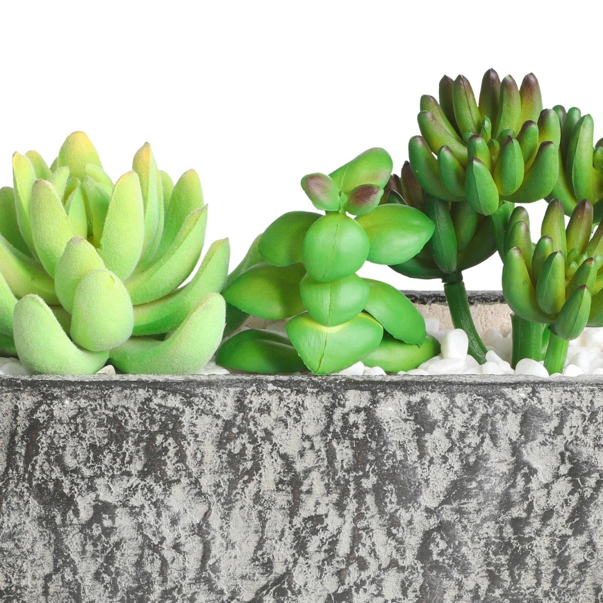 Eglo - Veštačka biljka u saksiji 14,5x17,8 cm sukulent