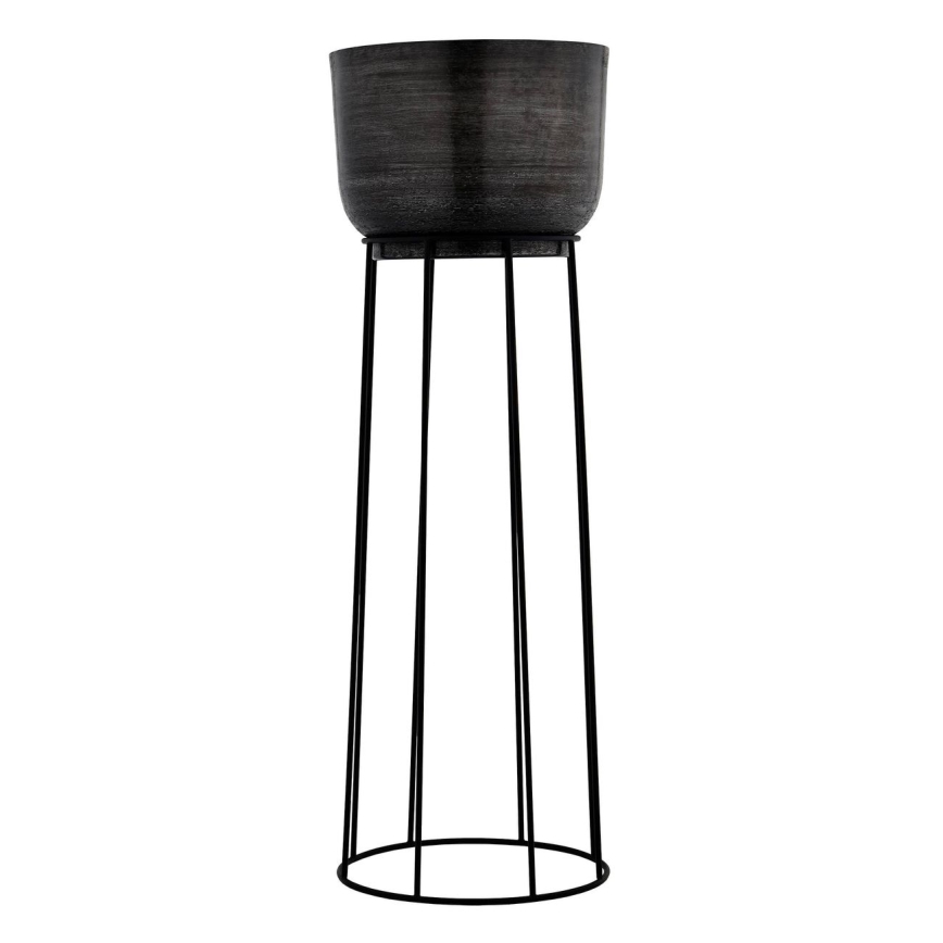 Eglo - Set 3x Metalna saksija crno