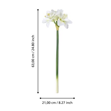 Eglo - Veštački cvet 63 cm bela