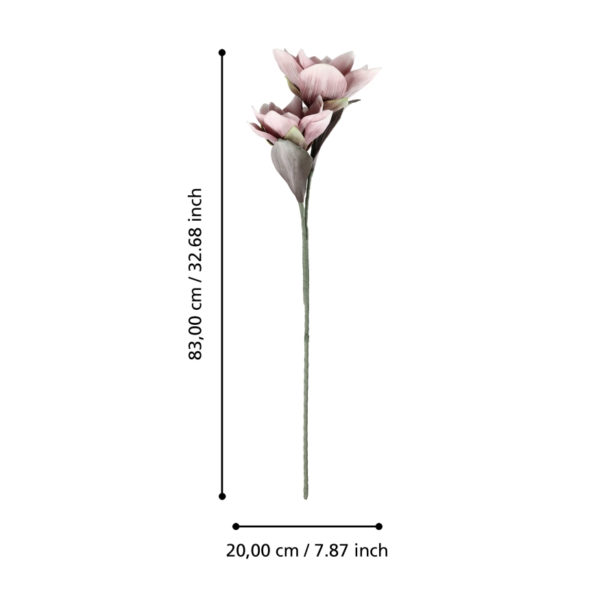 Eglo - Veštački cvet 83 cm roze