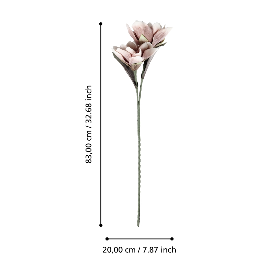 Eglo - Veštački cvet 83 cm roze