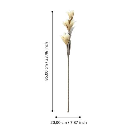 Eglo - Veštački cvet 85 cm žuta