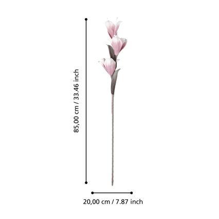 Eglo - Veštački cvet 85 cm roze