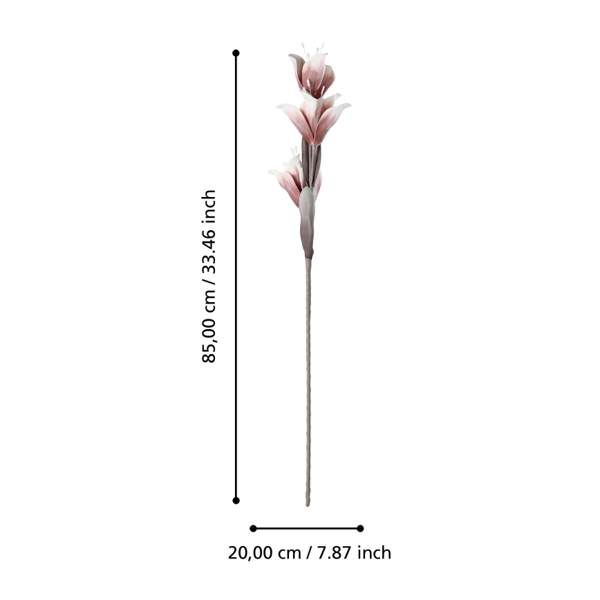 Eglo - Veštački cvet 85 cm crveno